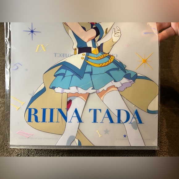 THE iDOLM@STER / Idolmaster Cinderella Girls Clear File Folder Anime Riina Tada - Picture 4 of 7